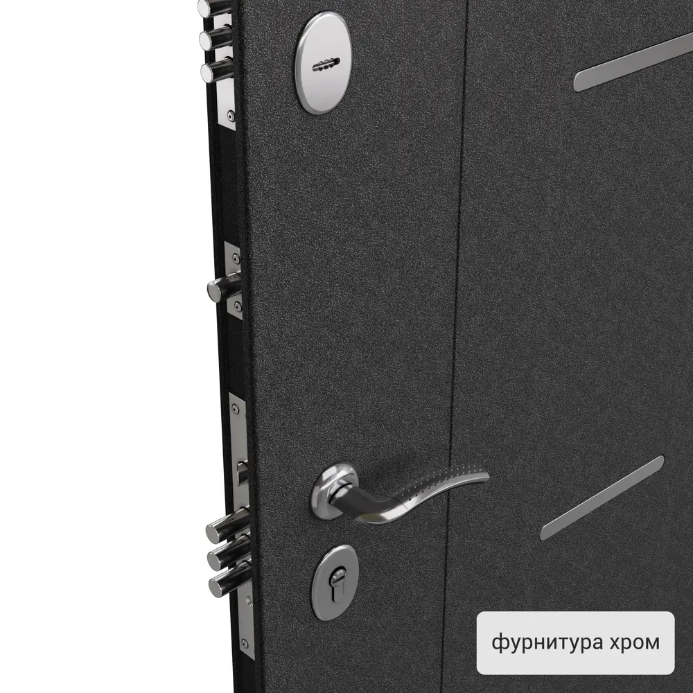 Дверь входная металлическая Страйд Уна 950 мм левая цвет черный 84428365 STLM-2147338 TOREX  - Вид №2