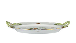 62412 Herend Блюдо овальное с ручками 38см "Ротшильд" Фарфор  - Вид №1