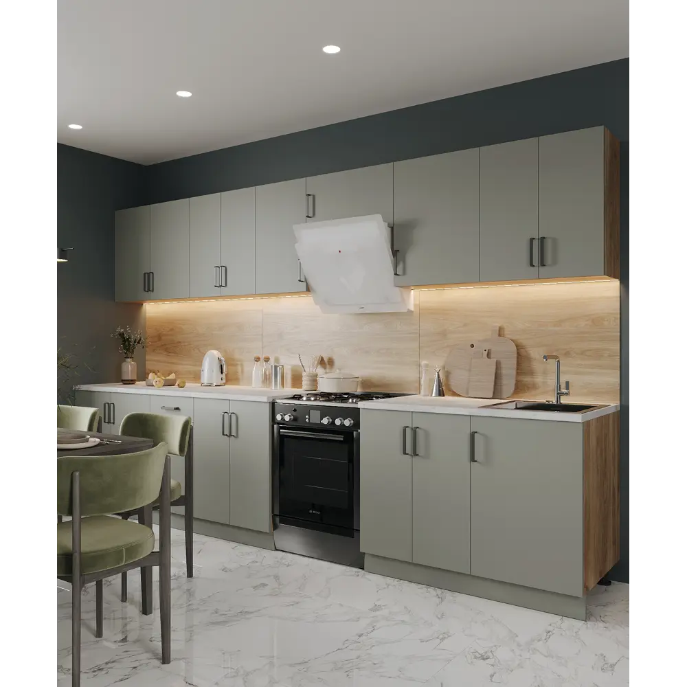Кухонный шкаф напольный Нарбус 60x85x60 см ЛДСП цвет серый Santreyd STLM-2088771 - Вид №12