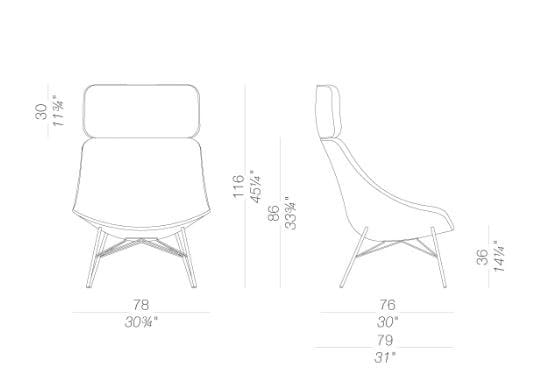 Креслице Lapalma AUKI ARCH-00046457 - Вид №6