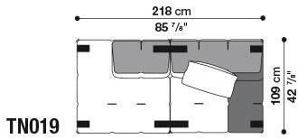 B&B Italia Модульный тканевый диван Tufty-too sun-id-1436231 - Вид №40