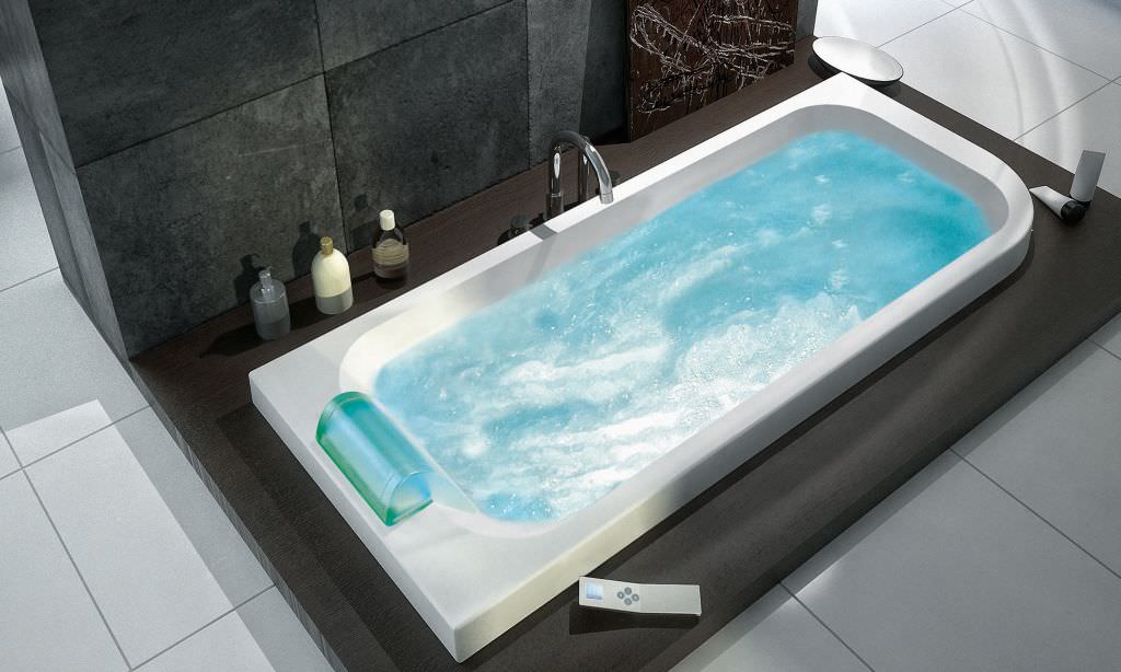 Ванна с гидромассажем "HYDRO BASE" Aquasoul Lounge встроенная 9443-563 Dx Jacuzzi 9443563DX - Вид №3