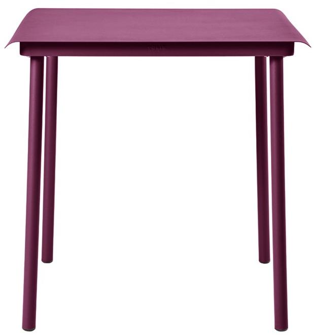 Tolix Квадратный садовый стол из нержавеющей стали Patio 07175 - Вид №1