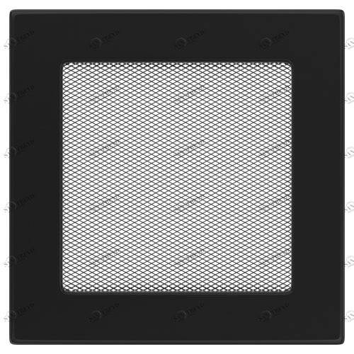 Вентиляционная решетка Kratki 17х17 (черная) 4143