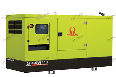 Дизельный генератор Pramac GSW110V в кожухе sun-id-1033999