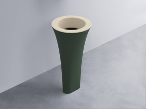 AMLA45-LN+AMPILT-LV+AMCOLT-MU Раковина Amedeo Tondo отдельностоящая cielo Enjoy + Amedeo