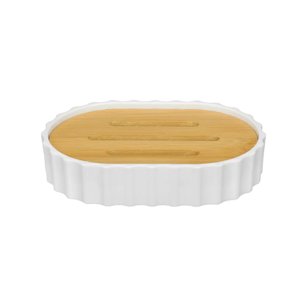 Мыльница Swensa Vale пластик цвет белый STLM-2137605