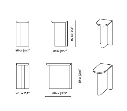Деревянная консоль Wewood Re-form ARCH-00065697 - Вид №21