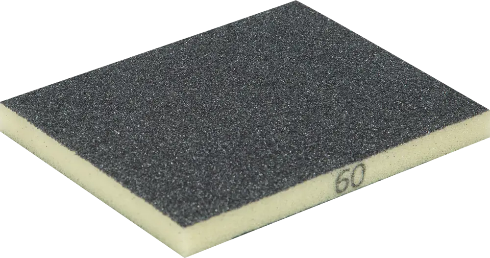 82805852 Губка шлифовальная абразивная двухсторонняя Norton P60 123x98x12.5 мм STLM-0036237