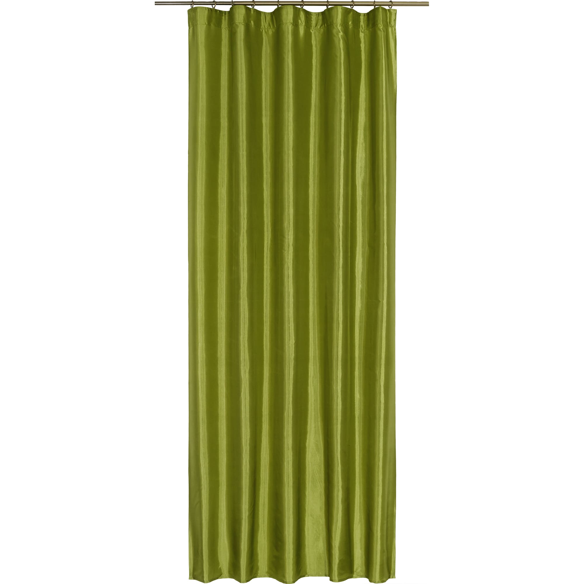 82111942 Штора на ленте «Taffy Apple 4», 140х260 см, однотон, цвет зелёный Santreyd 