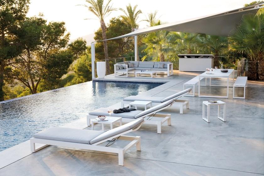 MANUTTI Квадратный алюминиевый садовый столик Fuse sun-id-1351566 - Вид №2