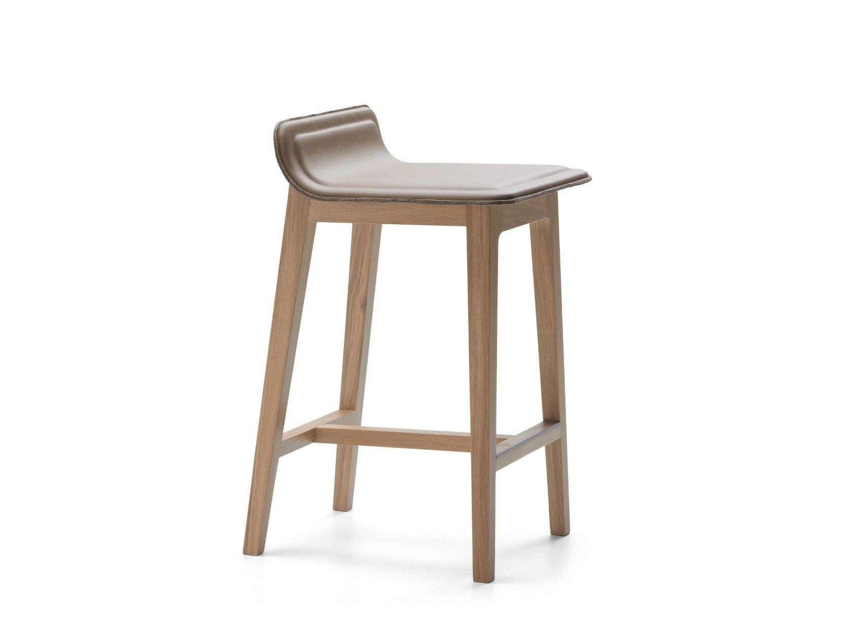 Высокий кожаный стул ALKI Laia ARCH-00085805 - Вид №1