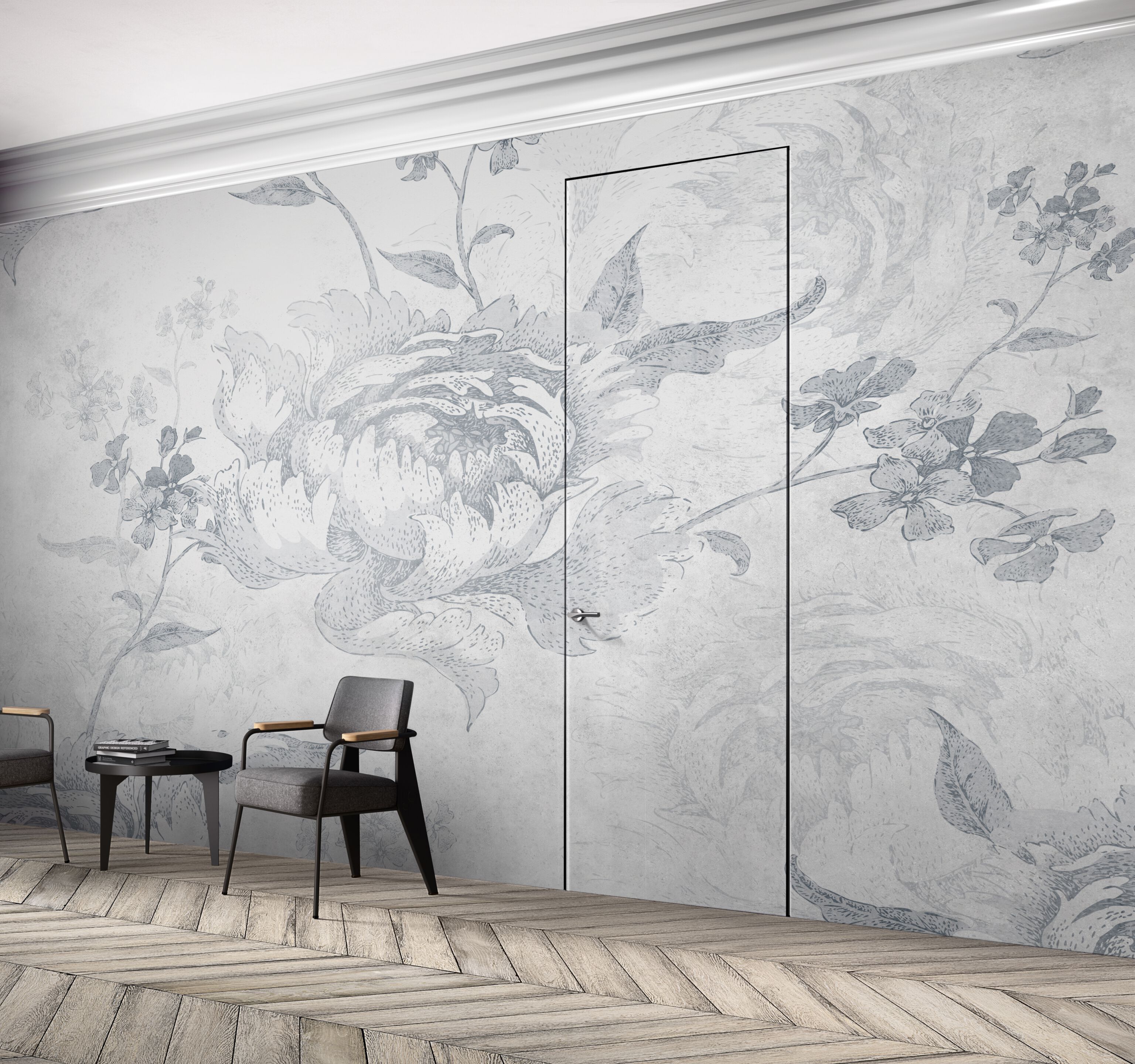 Деревянные стены заподлицо двери FERREROLEGNO ноль ARCH-00087940 - Вид №5