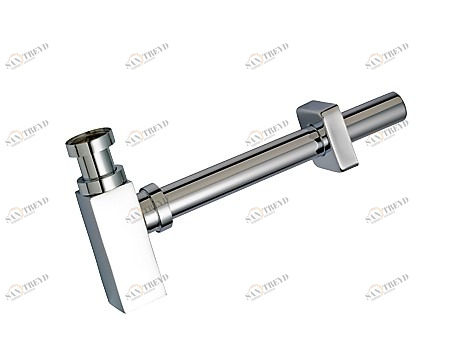 Сифон квадратный, хром DREJA 00434