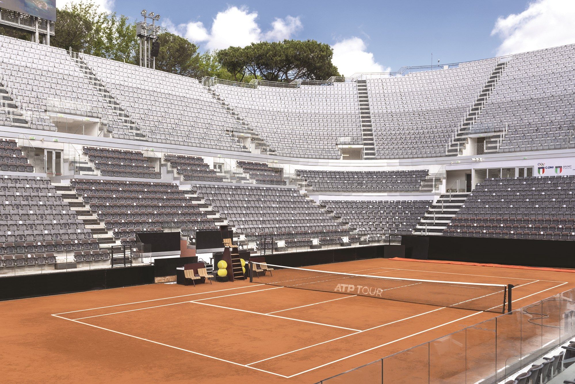 Алюминиевая и деревянная скамья со спинкой Ethimo Ace ARCH-00122616 - Вид №8