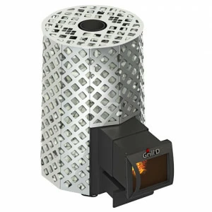 Печь для бани GRILL'D Violet Steel Romb Long с закрытой каменкой