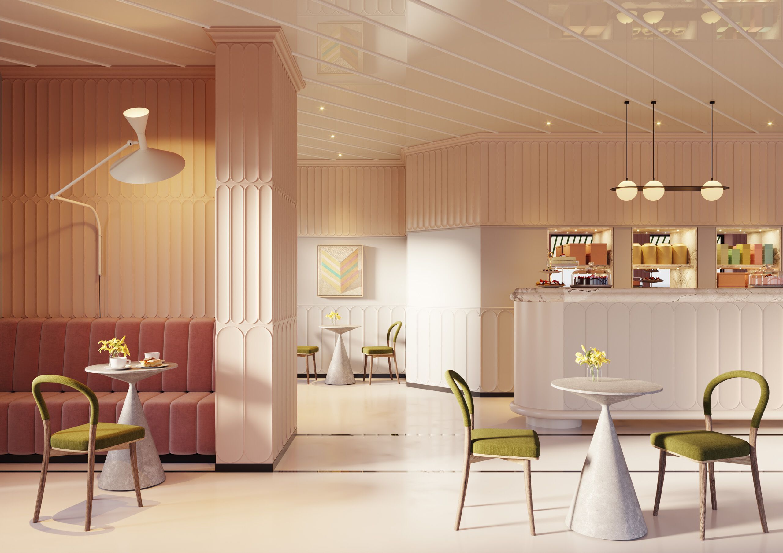 Модульное трехмерное полиуретановое покрытие NOËL & MARQUET ARSTYL® ARCH-00058971 - Вид №1