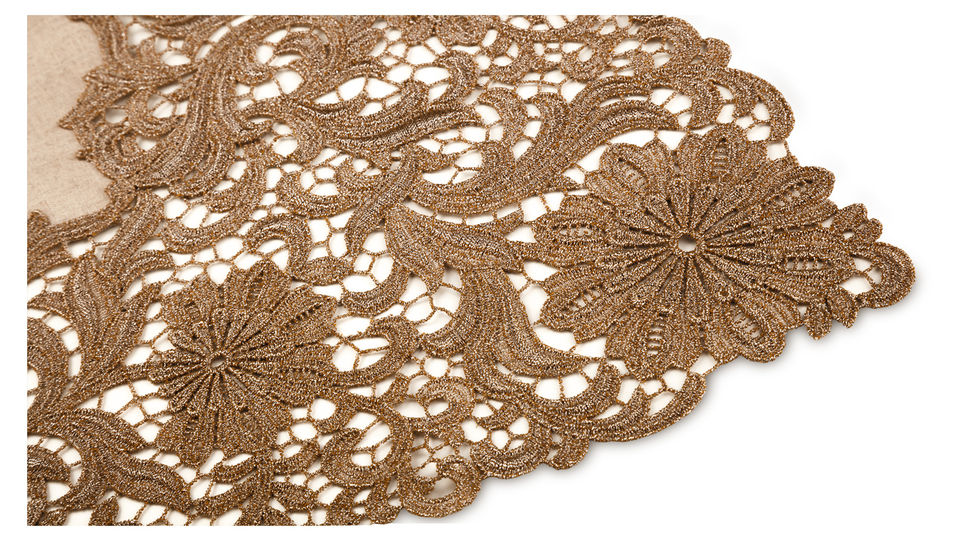 10560269 Weissfee Скатерть Weissfee "Бельведер" 170х375см (лен) Ткань  - Вид №1