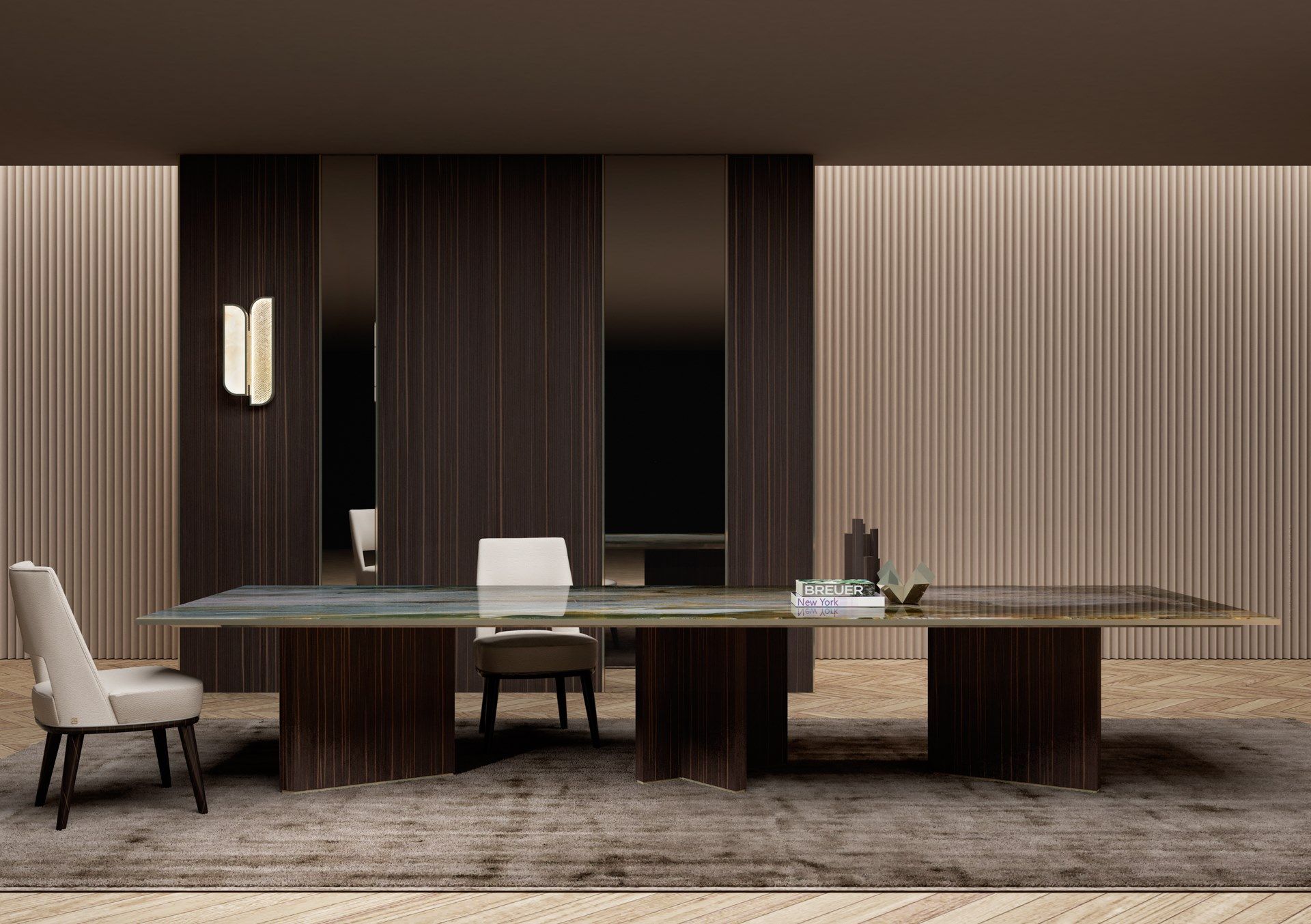 Стеклянный обеденный стол Sicis PHILIPPE ARCH-00125274 - Вид №3