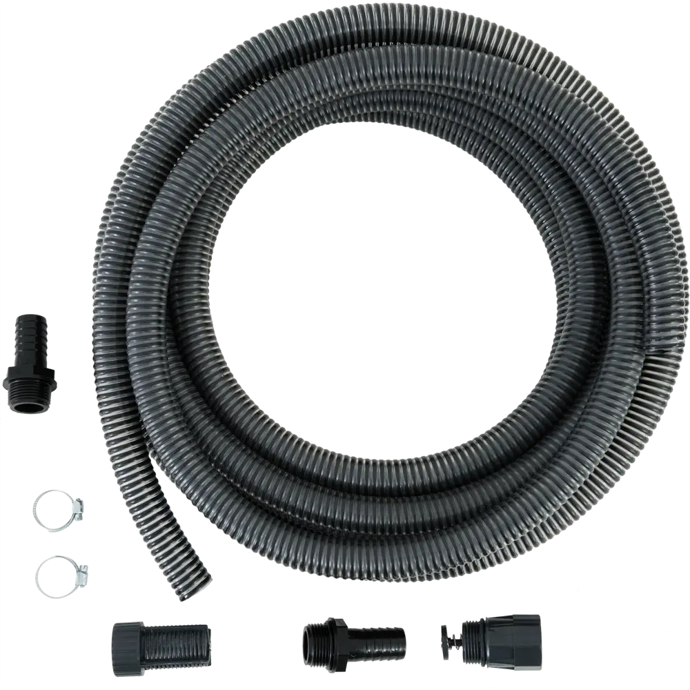 Шланг напорно-всасывающий с клапаном, 25 мм, 7 м, ПВХ, цвет чёрный BOUTTE STLM-2074210 - Вид №1