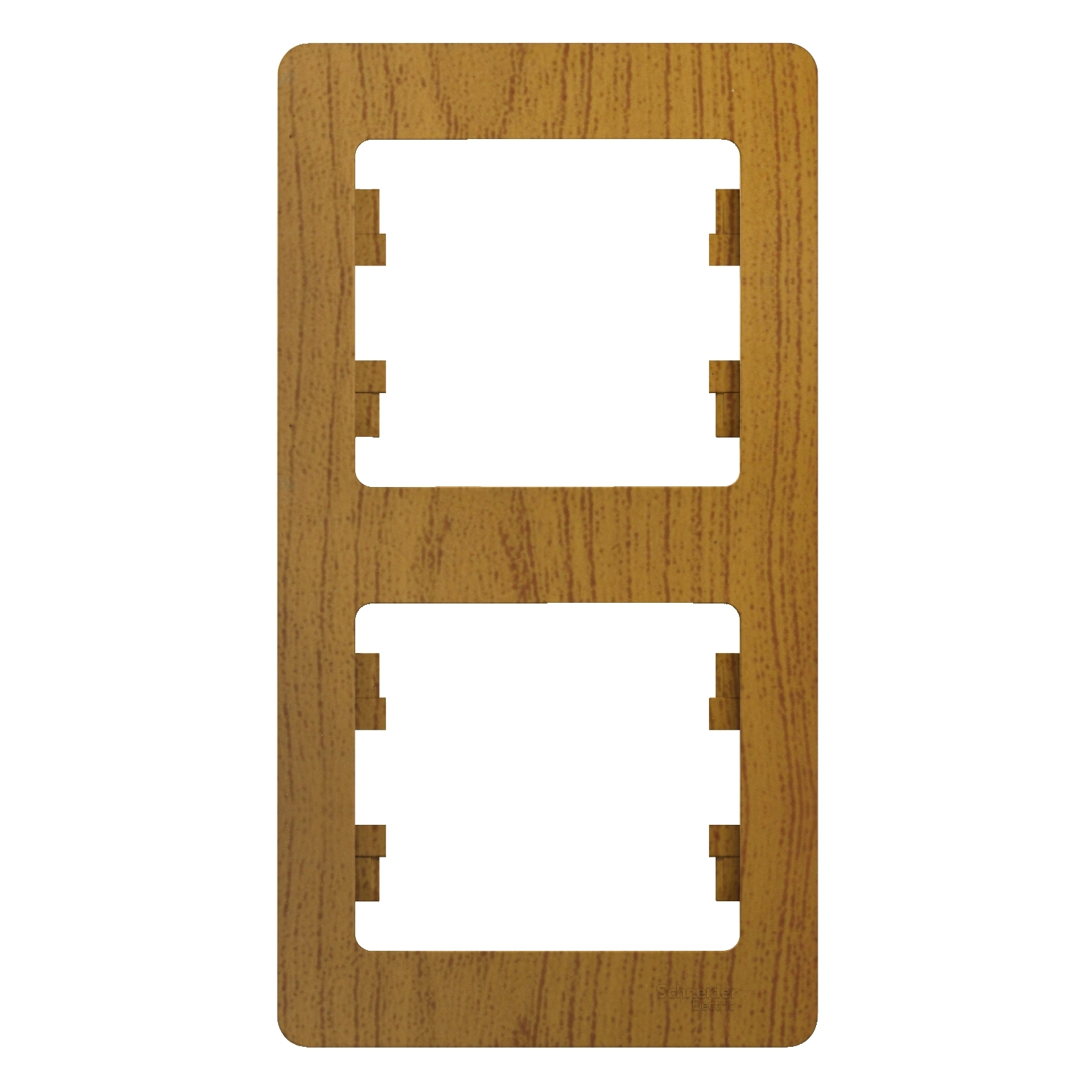 GSL000506 Рамка 2 поста , вертикальная, дуб Schneider Electric Glossa 