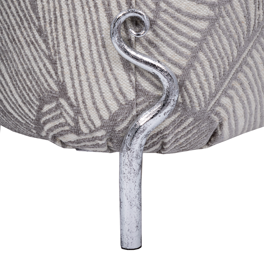 14033 Банкетка Авиньон Грей Серебро BOGACHO 4627174553963 - Вид №1