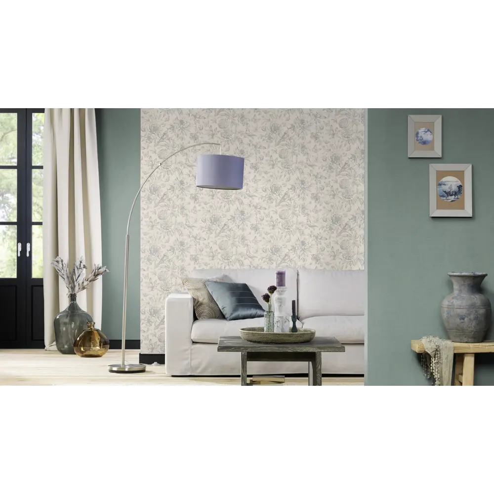 Обои флизелиновые Rasch Florentine серые 0.53 м 449440 STLM-2016660 - Вид №2