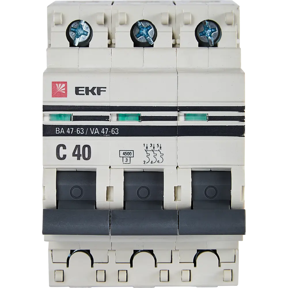 Автоматический выключатель EKF 40 A C40 4.5 kA 82421328 STLM-2183003  - Вид №1