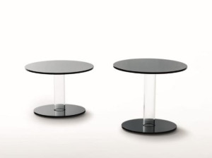 Круглый Хрустальный журнальный столик