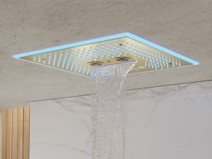 Светодиодная потолочная душевая головка из нержавеющей стали