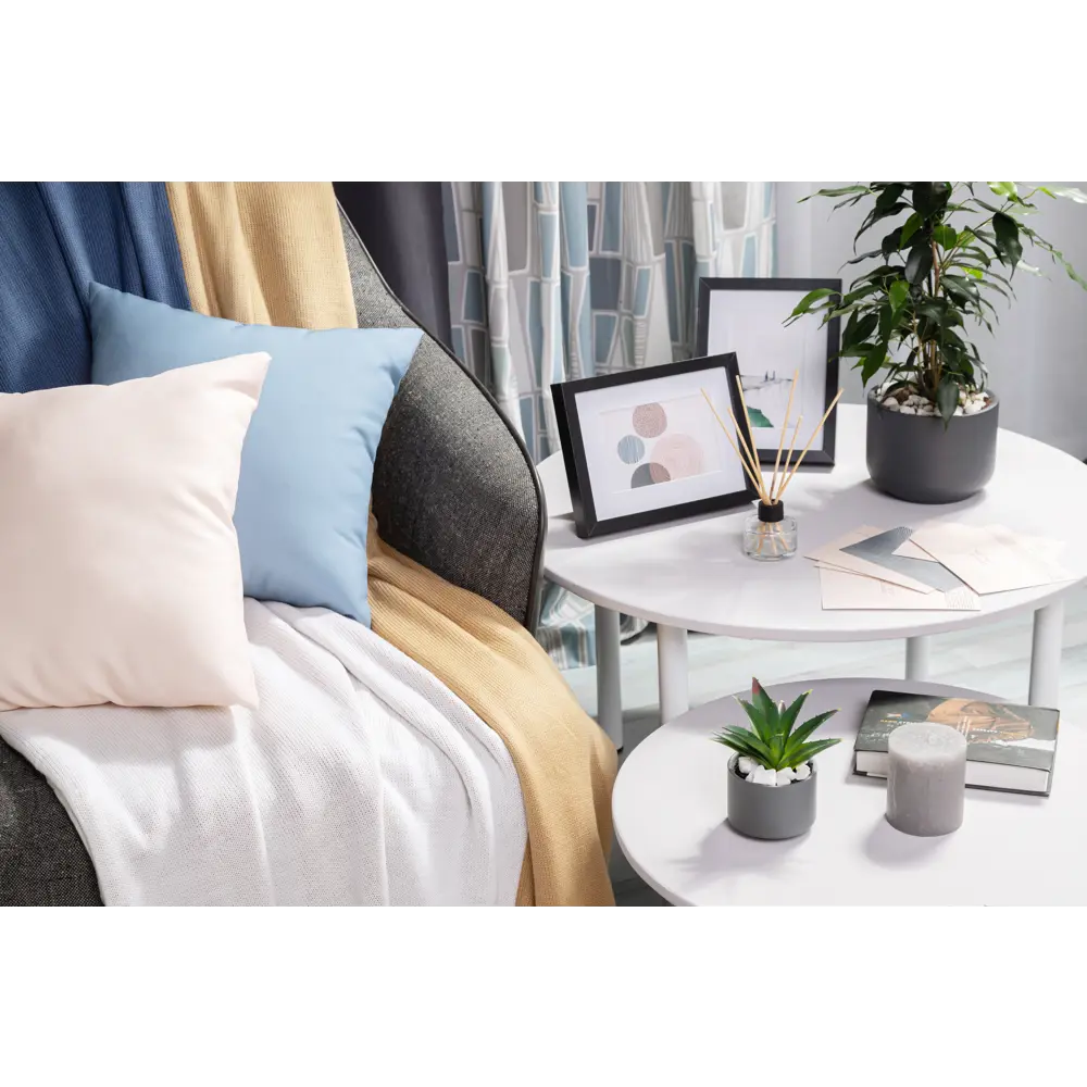 Подушка декоративная «Яркость» 40х40 см цвет персиковый SEASONS STLM-2148393 - Вид №4