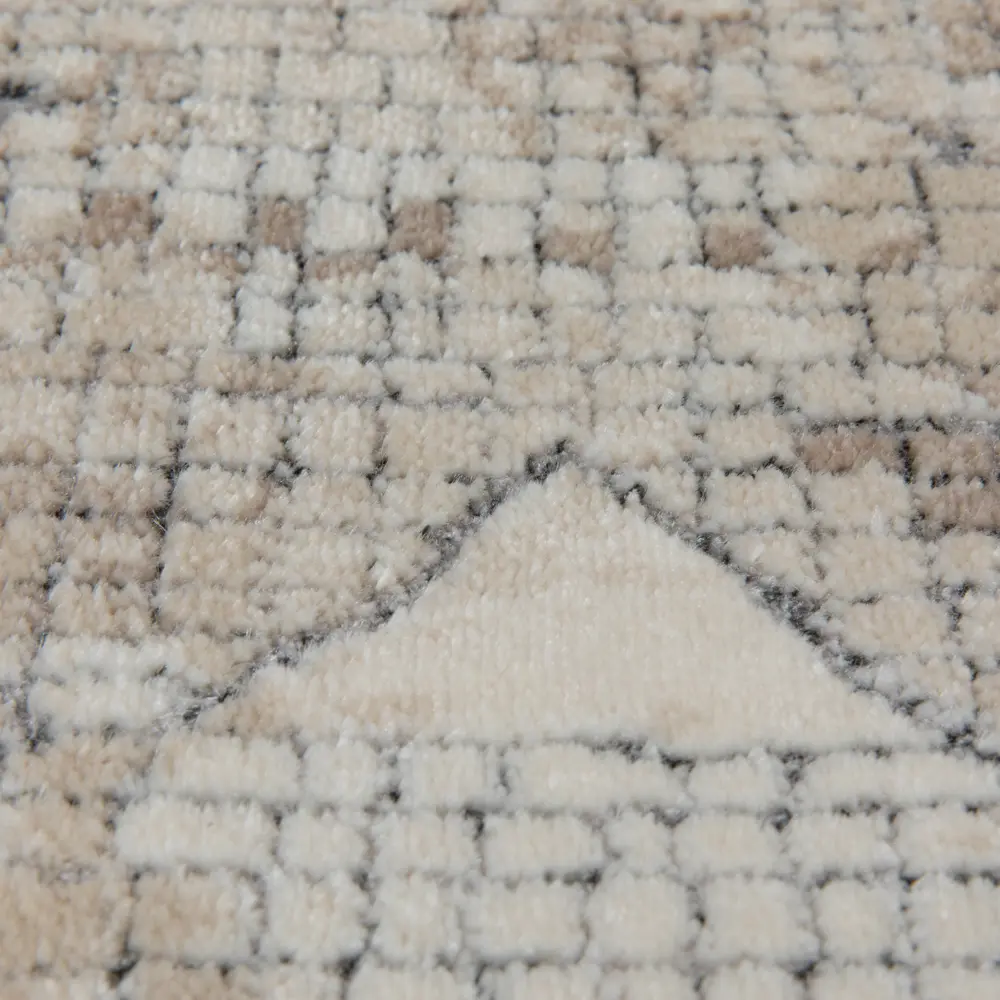 Ковер полипропилен Nika 0A863A 80х150 см цвет бежевый STLM-2039505 - Вид №3