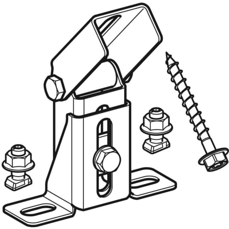 461.191.00.1 Уголок Geberit GIS регулируемый, для скоса крыши Geberit  - Вид №1