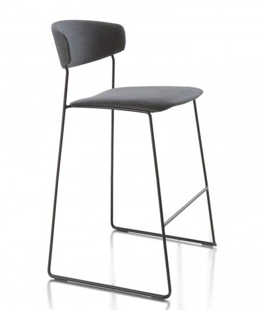 Huppé Стул из высокой стали со спинкой Wolfgang 4908 - 4909 HUPPE - Вид №1