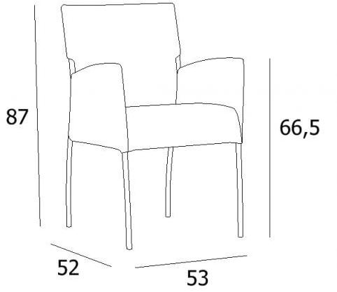 Joli Мягкое кресло с подлокотниками Monet sun-id-1464304 - Вид №3