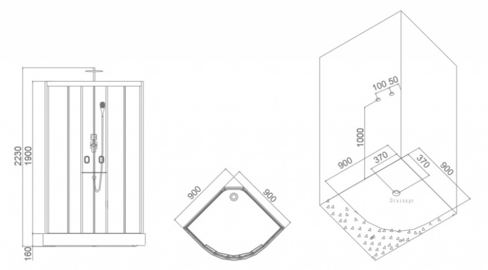 W0914 Душевая кабина SSWW W - Вид №5