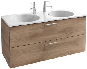 EB2525-R5-E52 Тумба под столешницу 120 см, 2 ящика, хромированная ручка JACOB DELAFON ODÉON RIVE GAUCHE