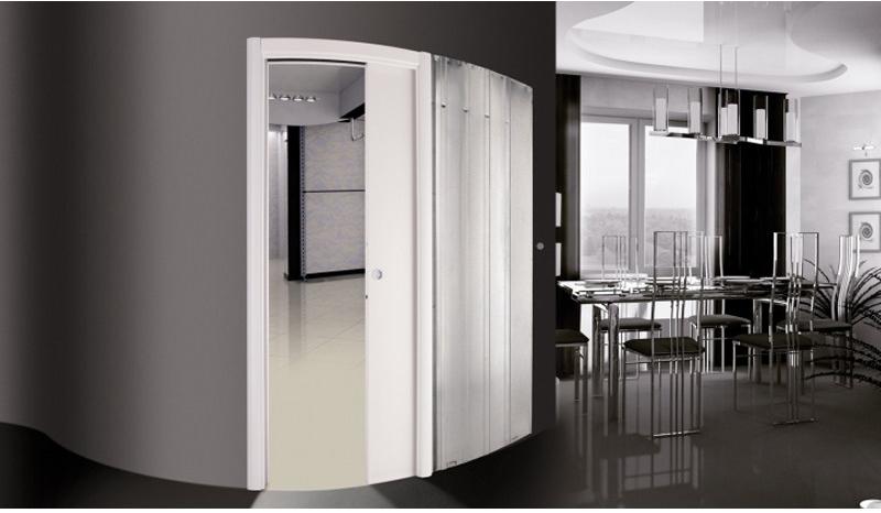 Scrigno Рама стойки для изогнутых раздвижных дверей Scrigno gold sun-id-1438013 - Вид №4