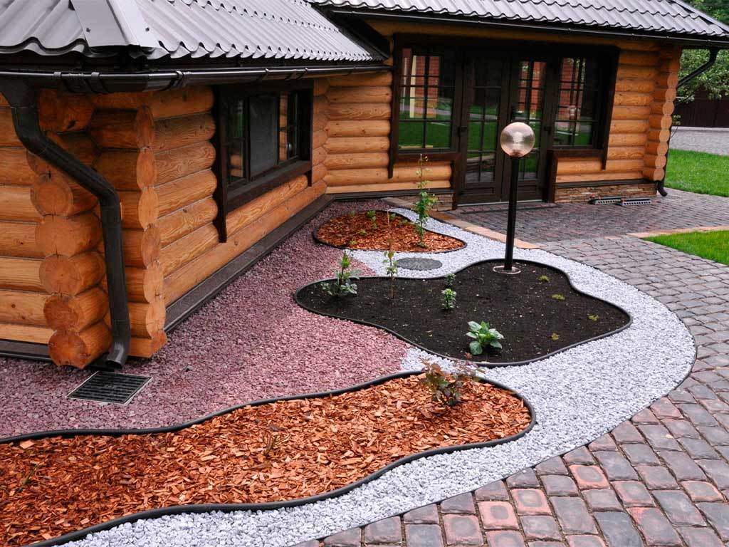 Садовый бордюр "Кантри ПЛЮС", черный ГеоПластБорд GPBST-26 - Вид №5