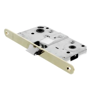 Защёлка дверная Apecs 5300-WC, 131х73 мм, сталь, цвет золото