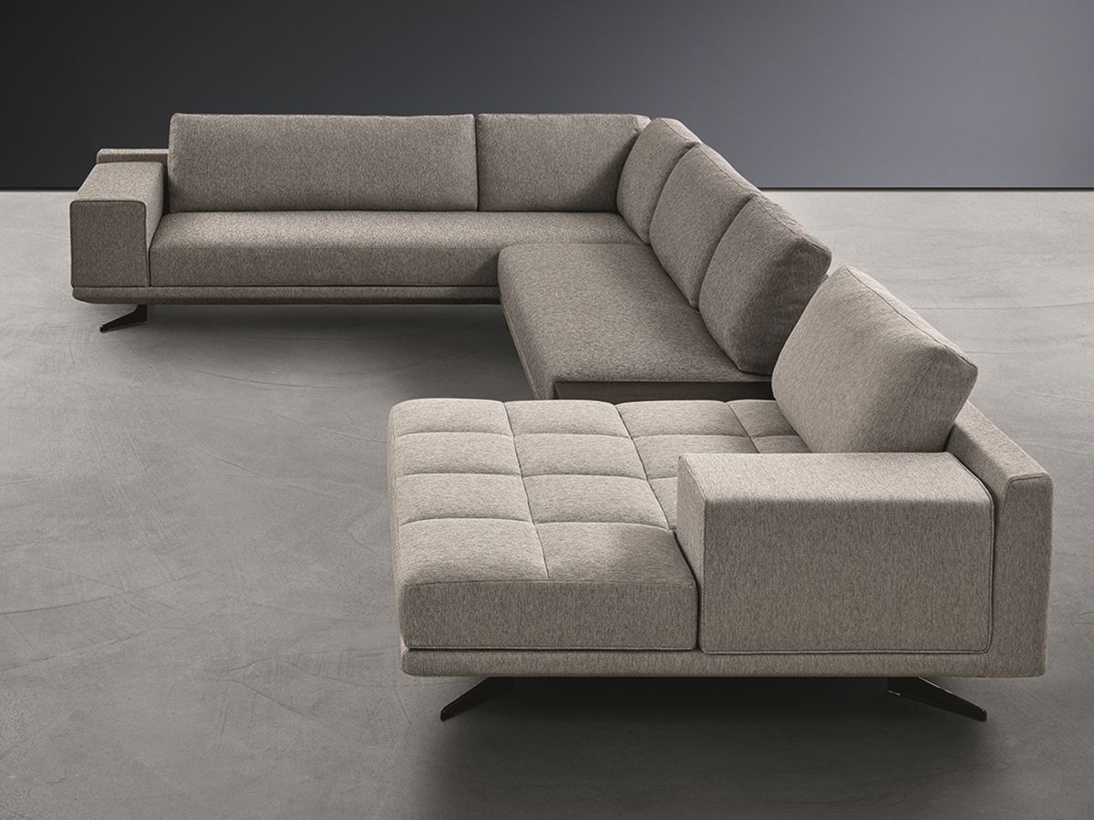 Угловой диван из ткани с полуостровом BODEMA Блейк ARCH-00066093