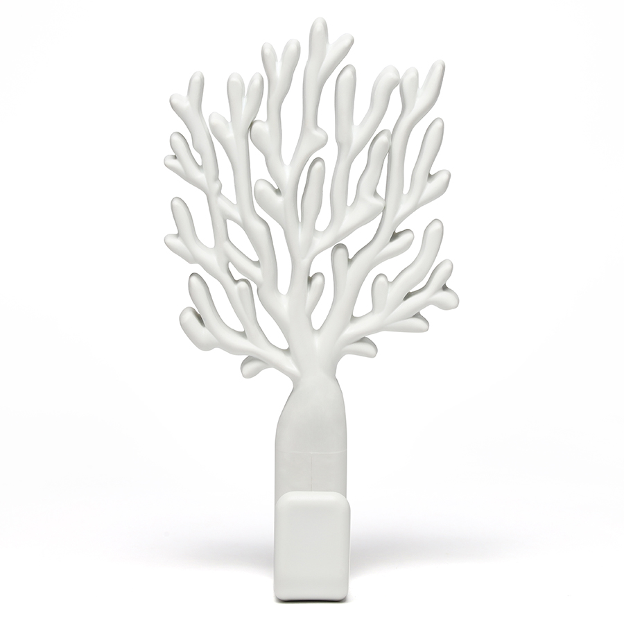 QL10334-WH Крючок coral белый Qualy 