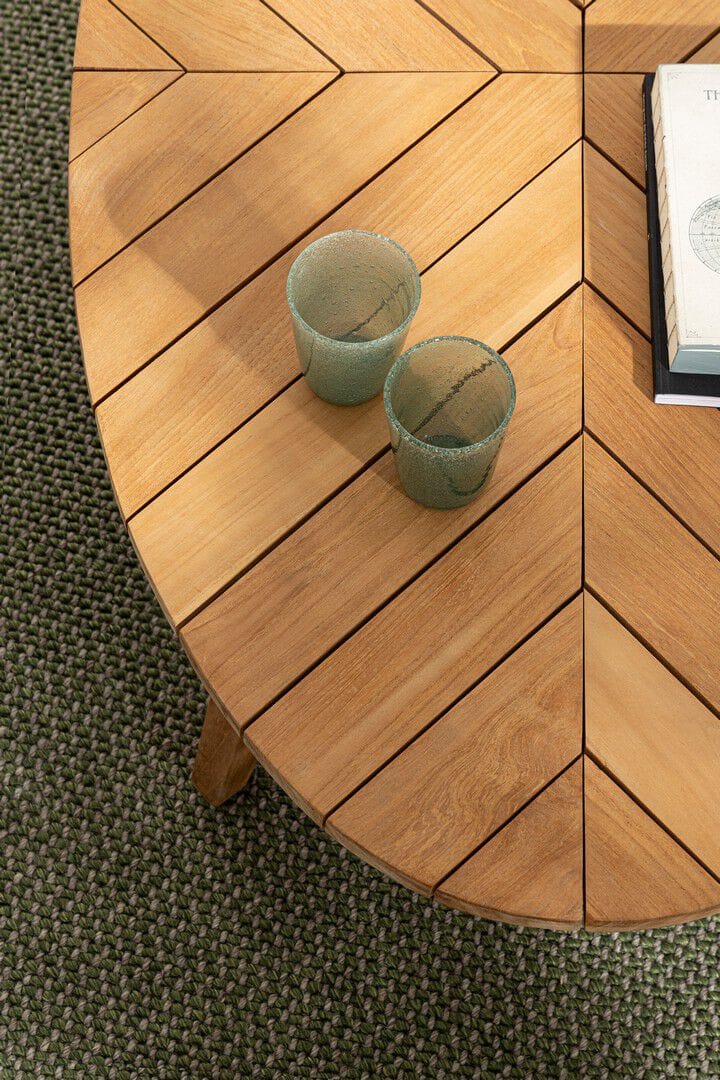 ТИК овальный садовый журнальный столик BIZZOTTO Coachella ARCH-00096822 - Вид №4