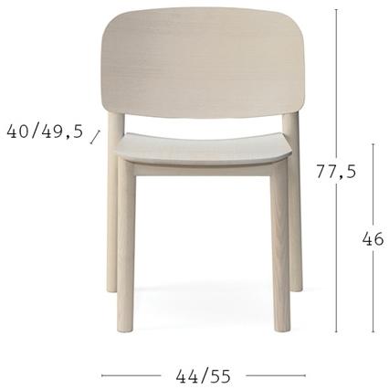 Billiani Стул ясеня White 130 - Вид №4