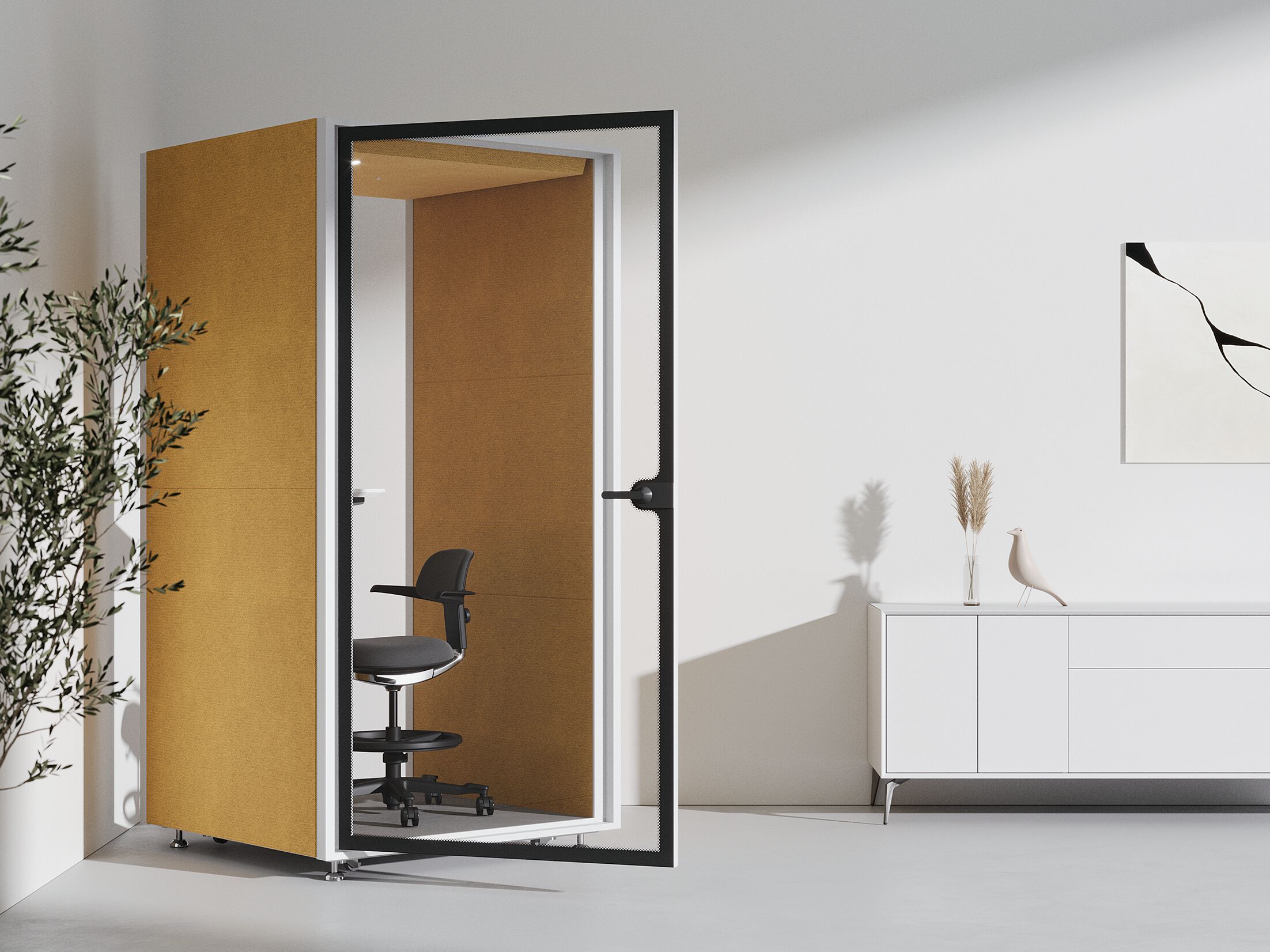 Отдельно стоящая одиночная акустическая офисная кабина WORKSPACE ECHOBOX ARCH-00136328