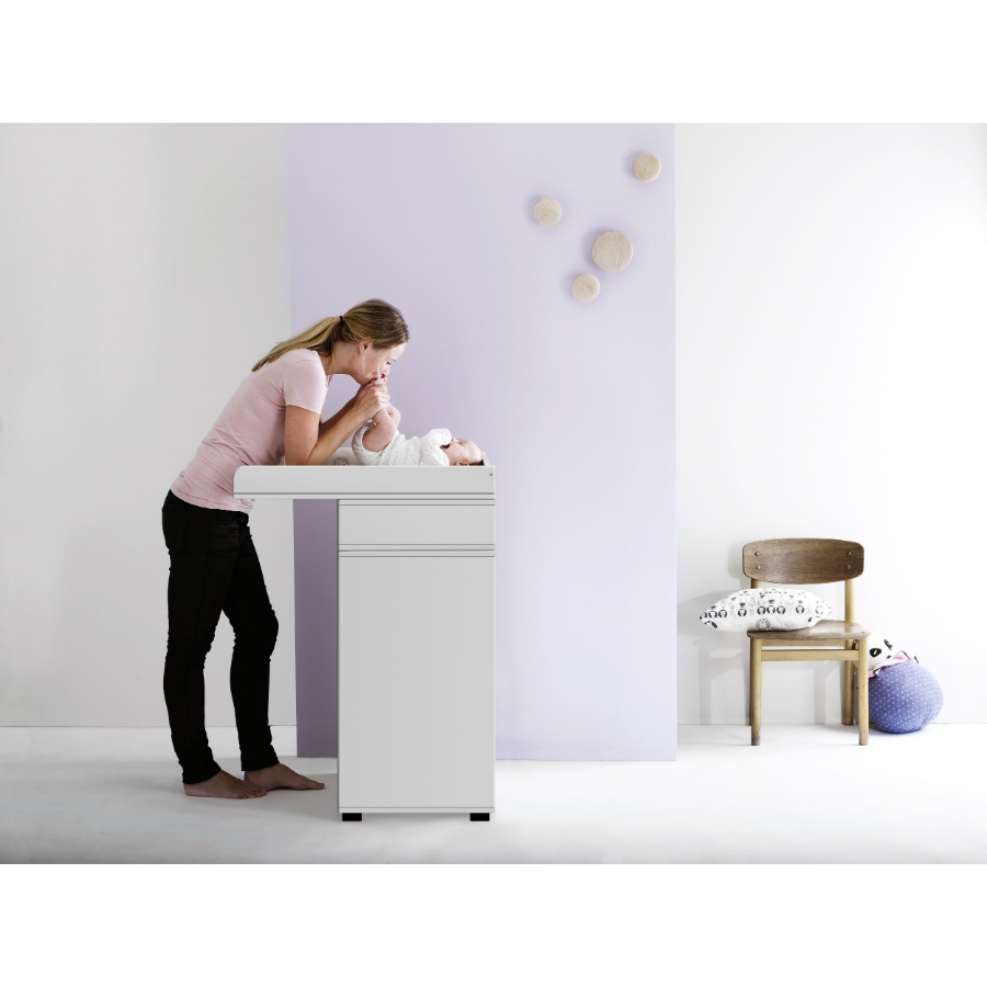 Стол пеленальный Flexa Baby с тремя ящиками, белый, 96х72х43,5/72 см 901066140 - Вид №7