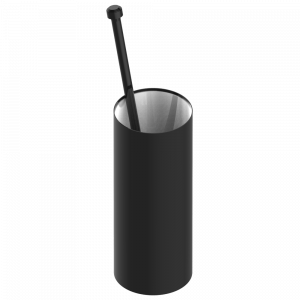 A7E-4700 Стакан напольный и щётка для унитаза Thg-paris Capucine зелёный с платиновым декором Покрытие PVD бронза