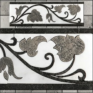 БОРДЮР ИЗ МРАМОРА GR-6 SKALINI FLORAL