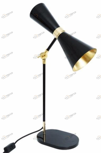 Mullan Lighting Настольная лампа из латуни, регулируемая вручную Cairo Mltl033 