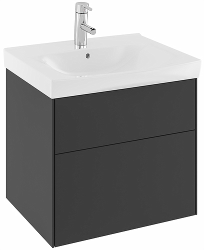 42554 IFO Sense тумба под умывальник с двумя ящиками, W = 600 мм, W1 = 622 мм, мол. - Вид №5